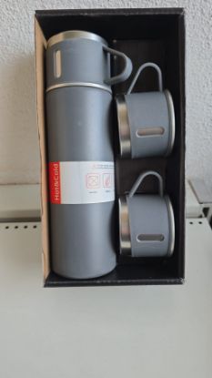 Picture of Thermoskanne dunkelgrau mit Becher