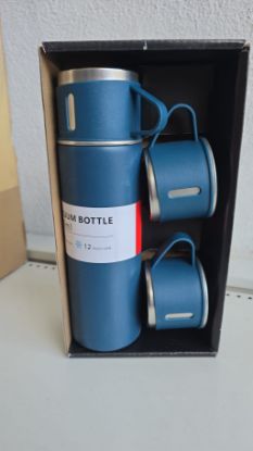 Bild von Thermoskanne petrol mit Becher