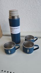 Picture of Thermoskanne petrol mit Becher