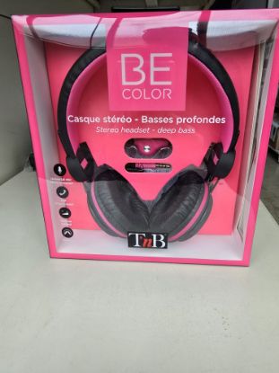 Picture of Stereo Kopfhörer in pink/schwarz