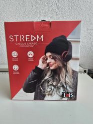 Bild von Stereokopfhörer in rot/schwarz