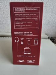 Bild von Stereokopfhörer in rot/schwarz