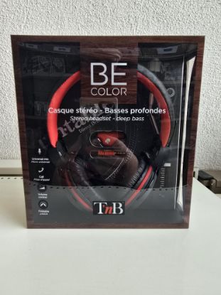 Bild von Stereo Kopfhörer in schwarz/rot