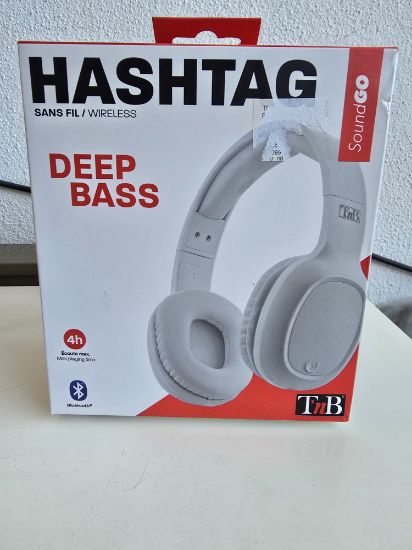 Bild von Hashtag Kopfhörer in weiß