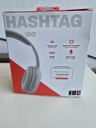 Bild von Hashtag Kopfhörer in weiß