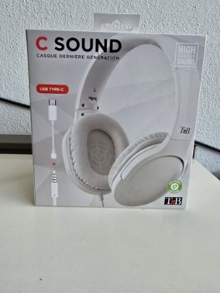 Bild von Stereo Kopfhörer in weiß