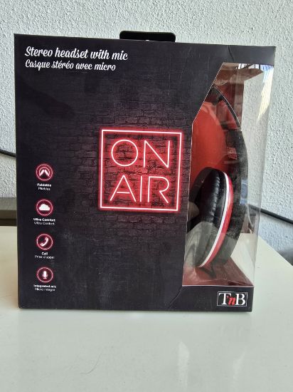 Picture of Stereo Kopfhörer in rot/schwarz