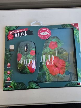 Bild von Wireless Mouse mit Mousepad