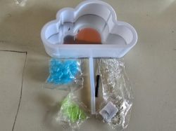 Bild von Bastelwolke türkis
