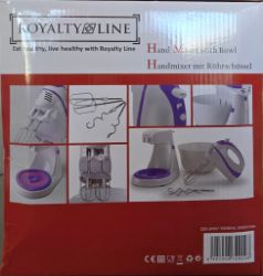 Bild von Royalty Line Handmixer mit Rührschüssel