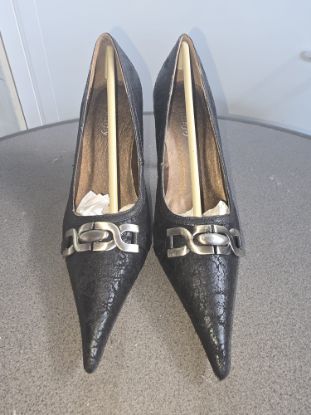 Picture of Damenschuh schwarz mit Schnalle Gr. 40