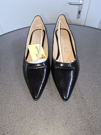 Bild von Damenschuh schwarz glänzend Gr. 40