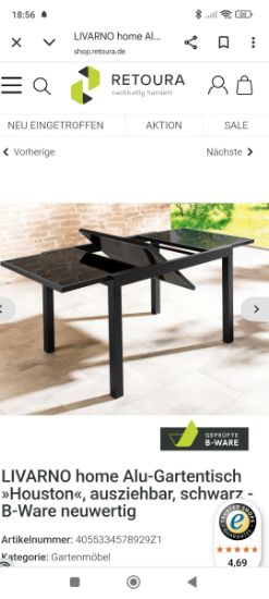 Bild von Gartentisch 