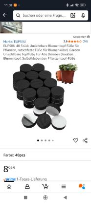 Picture of Blumen Drainage Untersetzer 