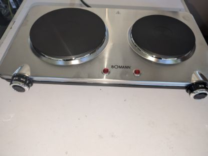 Show details for Bomann Doppelkochplatte Picture of Bomann Doppelkochplatte