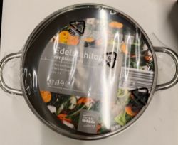 Bild von Edelstahl Kochtopf