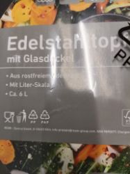 Bild von Edelstahl Kochtopf