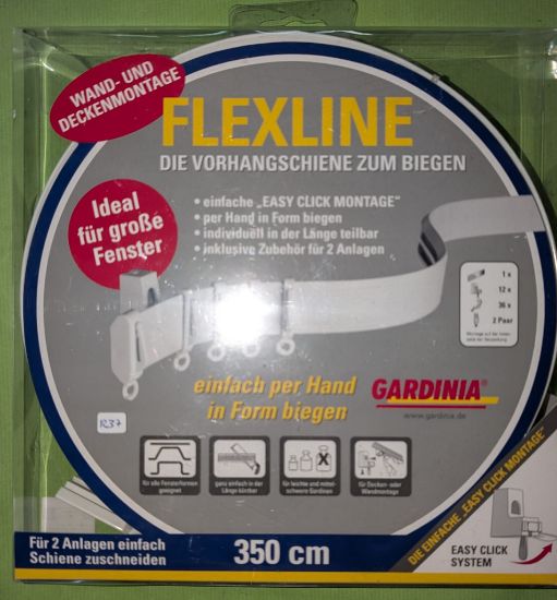 Bild von Flexible Vorhangschiene