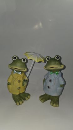 Bild von Froschpaar aus Porzellan