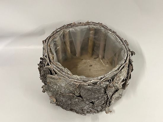 Picture of Rustikaler Birkenrinden-Pflanztopf