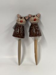 Picture of 2er-Set Gartenstecker Hunde