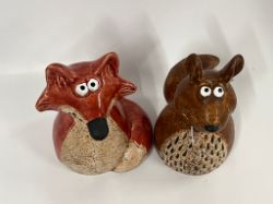 Bild von Dekofiguren 'Fuchs & Eichhörnchen'