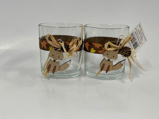 Bild von Herbstlicher Teelichthalter "Fuchs"