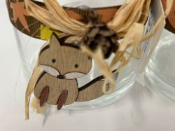 Bild von Herbstlicher Teelichthalter "Fuchs"