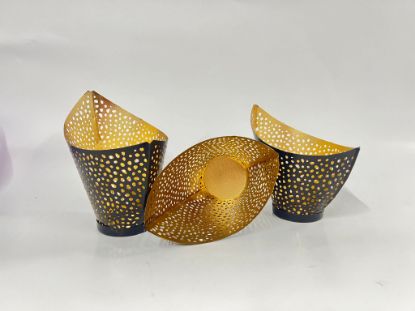 Picture of Set aus drei eleganten Deko-Windlichtern