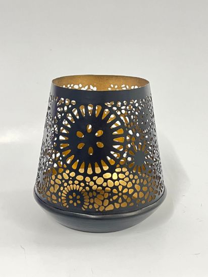 Bild von Elegantes bauchiges Deko-Windlicht