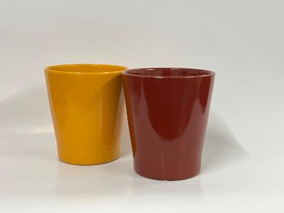 Picture of Set aus zwei eleganten Keramik-Übertöpfen