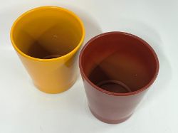 Bild von Set aus zwei eleganten Keramik-Übertöpfen