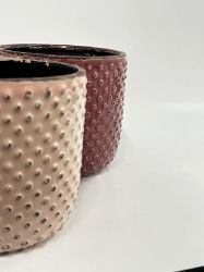 Bild von Set aus zwei stilvollen Keramik-Übertöpfen