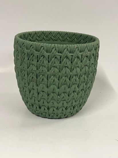 Picture of Grüner Keramik-Übertopf