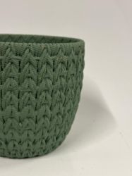 Picture of Grüner Keramik-Übertopf