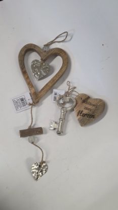 Bild von Dekoratives Hängedekor "Schlüssel zum Herzen"