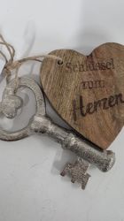 Picture of Dekoratives Hängedekor "Schlüssel zum Herzen"