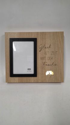 Bild von Dekorativer LED-Fotorahmen "Glück" 