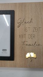 Picture of Dekorativer LED-Fotorahmen "Glück" 