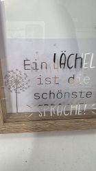 Picture of Dekorativer Bilderrahmen "Ein Lächeln"