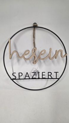 Bild von Dekorativer Hänger "Herein spaziert"