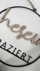 Picture of Dekorativer Hänger "Herein spaziert"