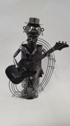 Picture of Dekorativer Wein-Flaschenhalter "Gitarrist"