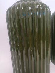 Picture of zweiteiliges Set - gerippte Vase