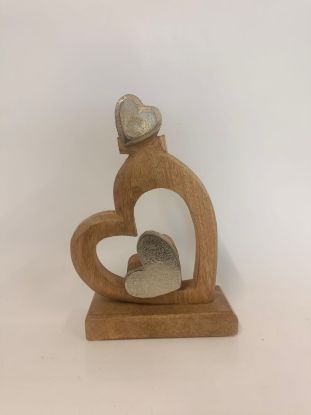 Bild von Gilde Handwerk Deko-Aufsteller "Herz in Herz"