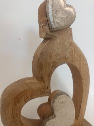 Picture of Gilde Handwerk Deko-Aufsteller "Herz in Herz"