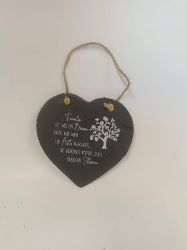 Picture of Schieferherz mit inspirierender Baum-Gravur