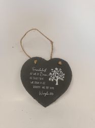 Picture of Schieferherz mit inspirierender Baum-Gravur