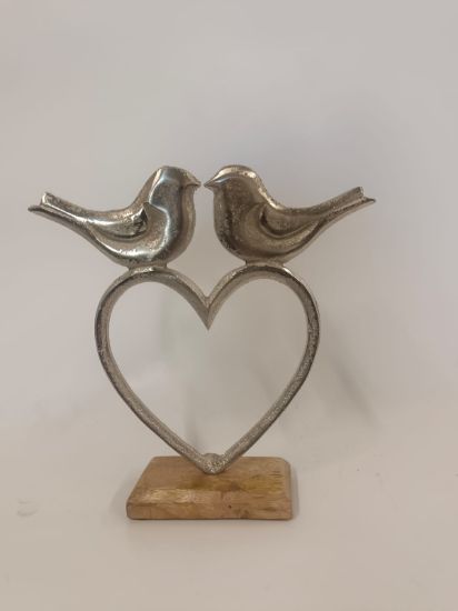 Bild von Romantischer Deko-Aufsteller "Vögel auf Herz"