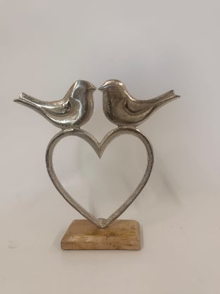 Bild von Romantischer Deko-Aufsteller "Vögel auf Herz"
